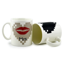 11oz Mr. and Mrs Magic mug,Color Change Coffee Mugs (2 Mugs),Ceramic.